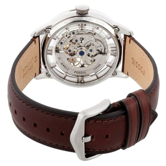 NWT Authentic Fossil Townsman Automatic Silver Dial Watch - Picture 3 of 3